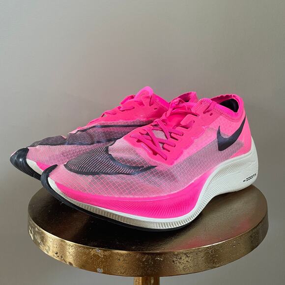 Nike ZoomX Vaporfly NEXT% Pink Blast Shoes | Mens 12, Marathon Racer EUC Worn 1X - Picture 12 of 15